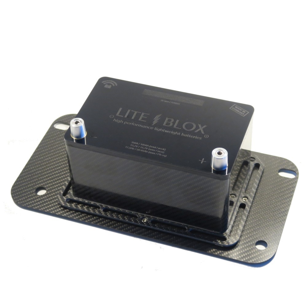 LITE↯BLOX LBlink - battery terminal adapter clamps (pair)