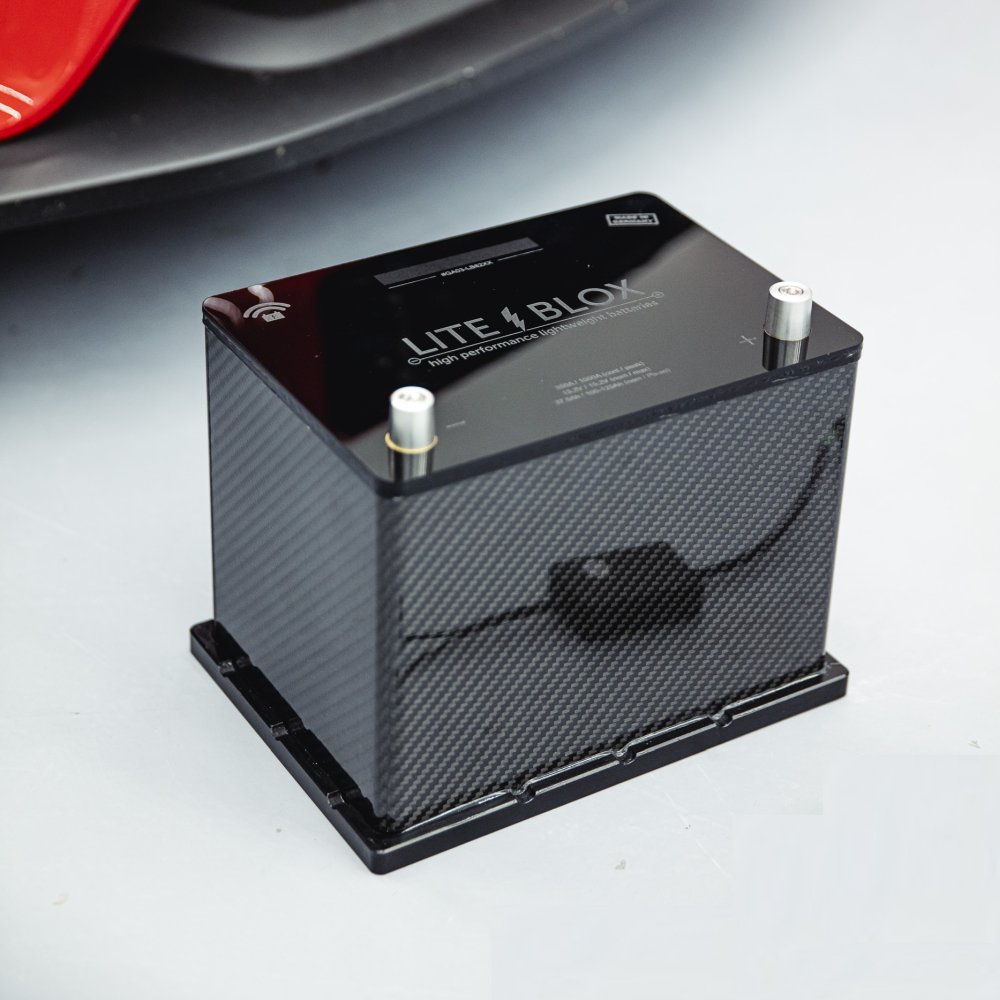 LITE↯BLOX LBlink – Batterie Polklemmen Terminals Adapter (Paar)